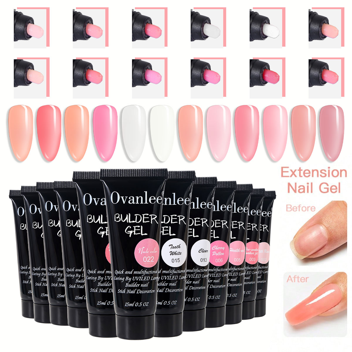 Kit de Gel Construtor de Unhas - Nail Art Ombre avaliação e preço