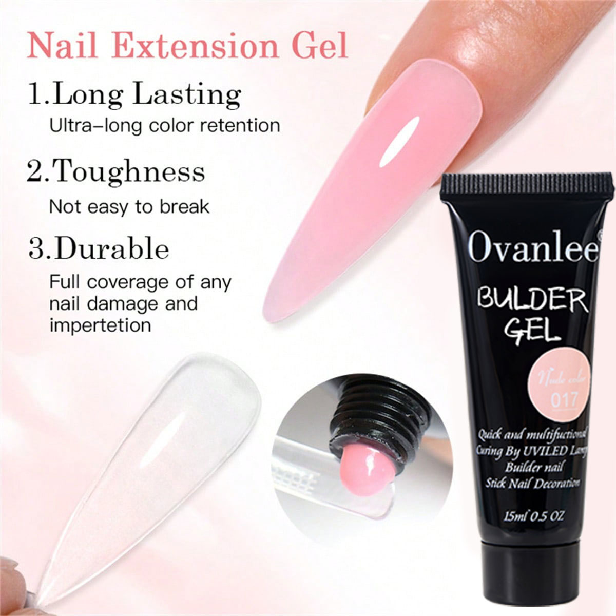 Kit de Gel Construtor de Unhas - Nail Art Ombre avaliação e preço
