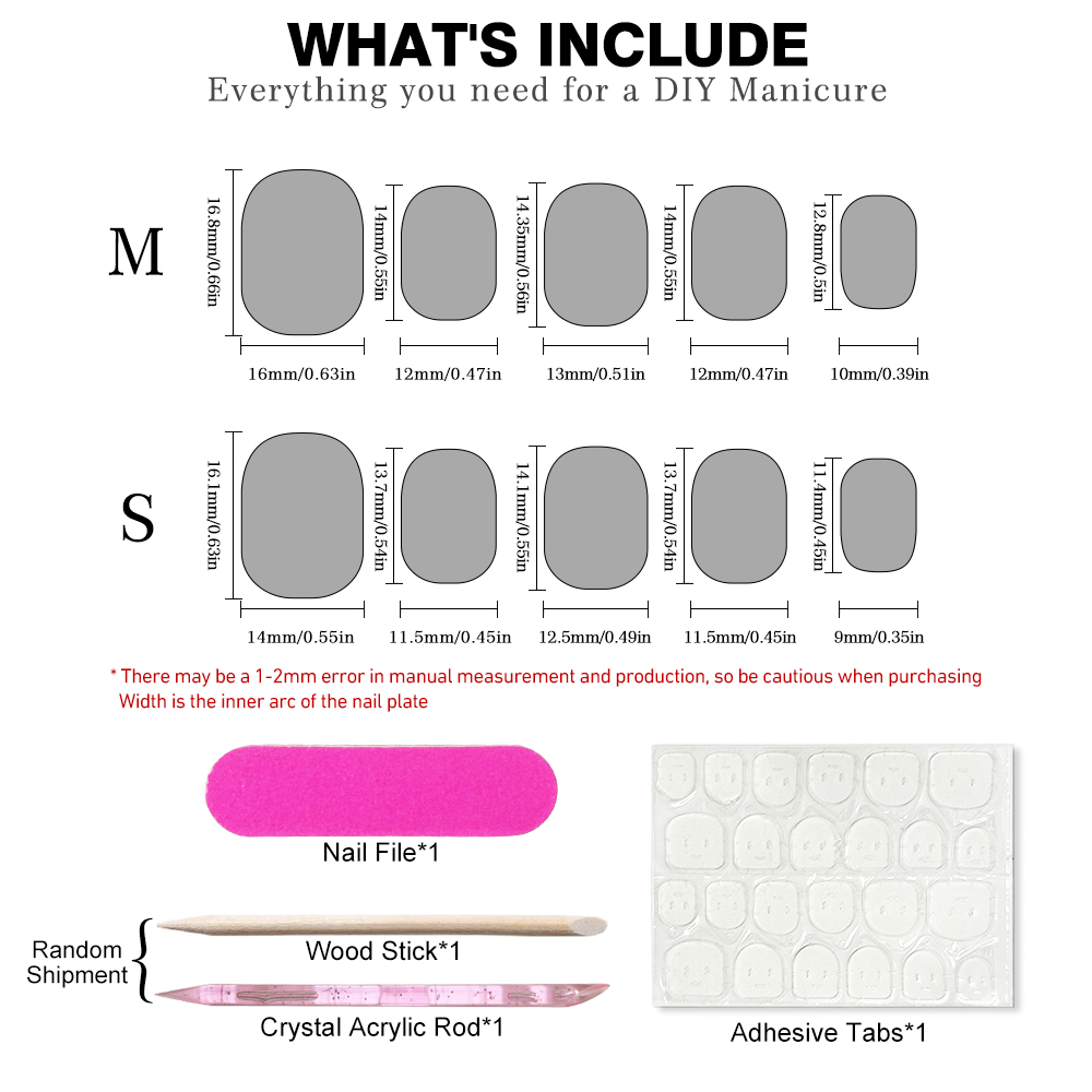 10 peças de unhas postiças cur - Nail Art Press On avaliação e preço