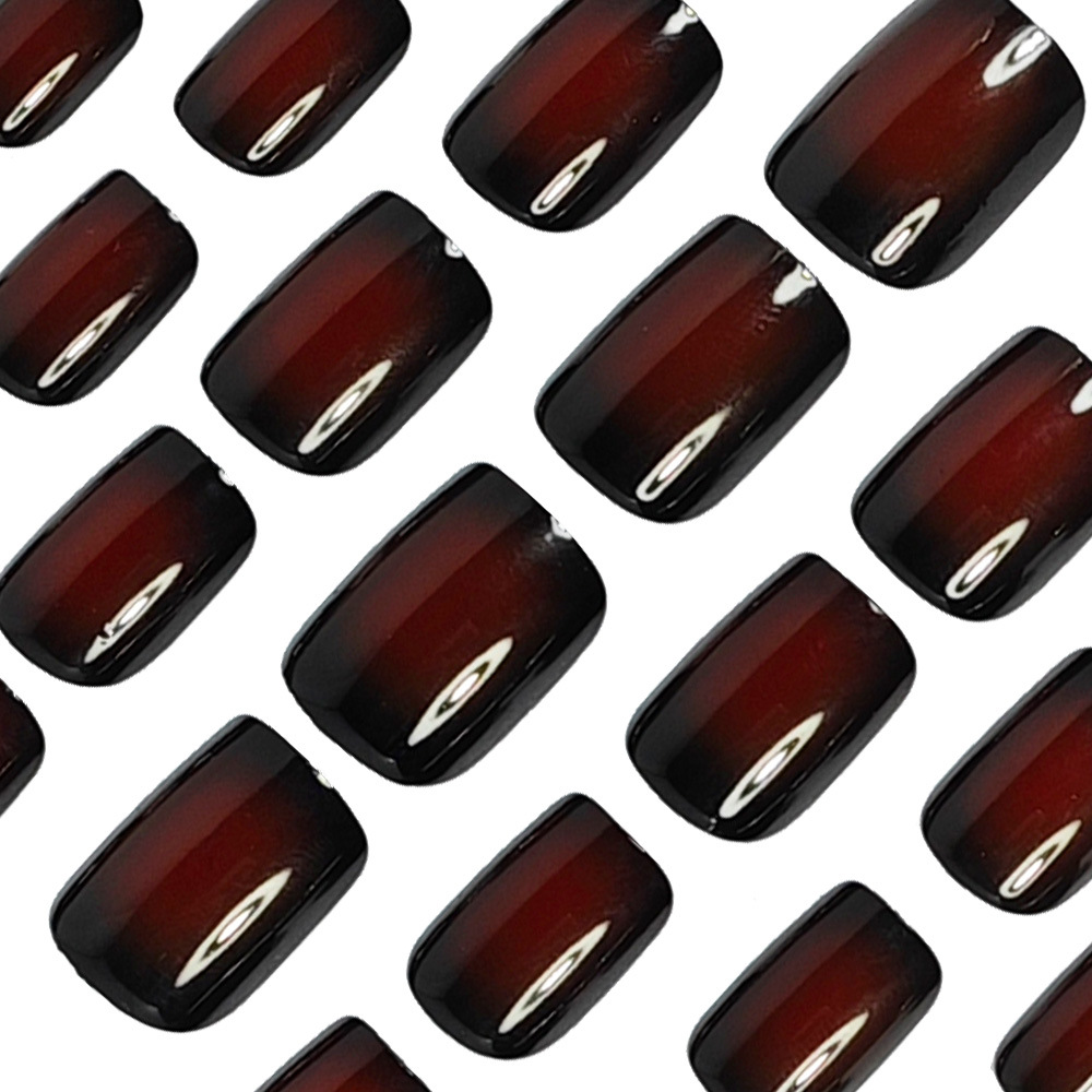 Unhas postiças curtas quadrada - Nail Art Pink avaliação e preço