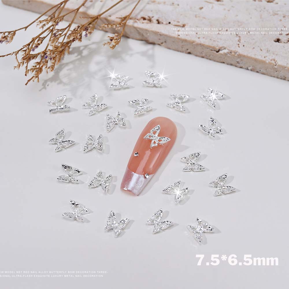 20 pçs 3d requintado oco borbo - Nail Art Valentines Day avaliação e preço