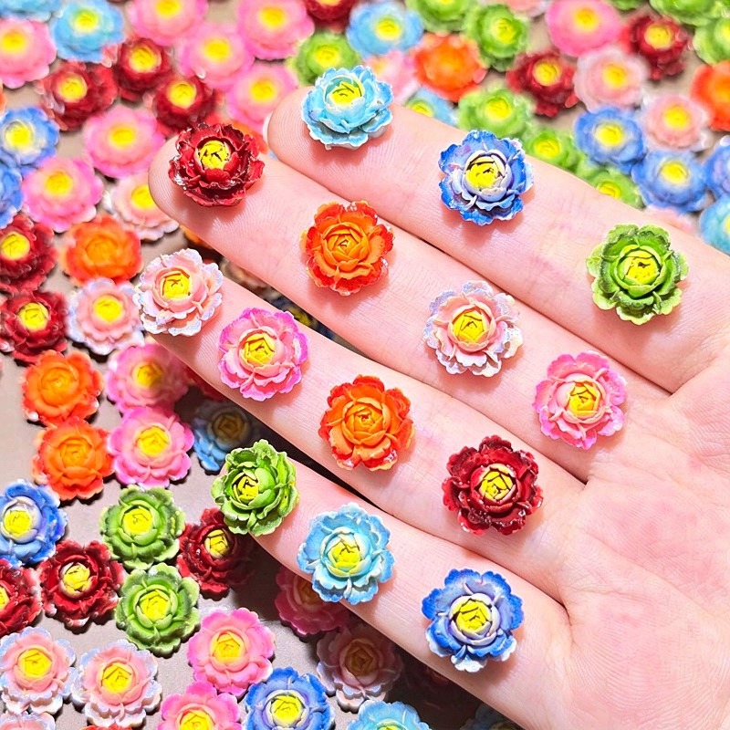 50 peças de cabochões de resin - Nail Art Ombre avaliação e preço
