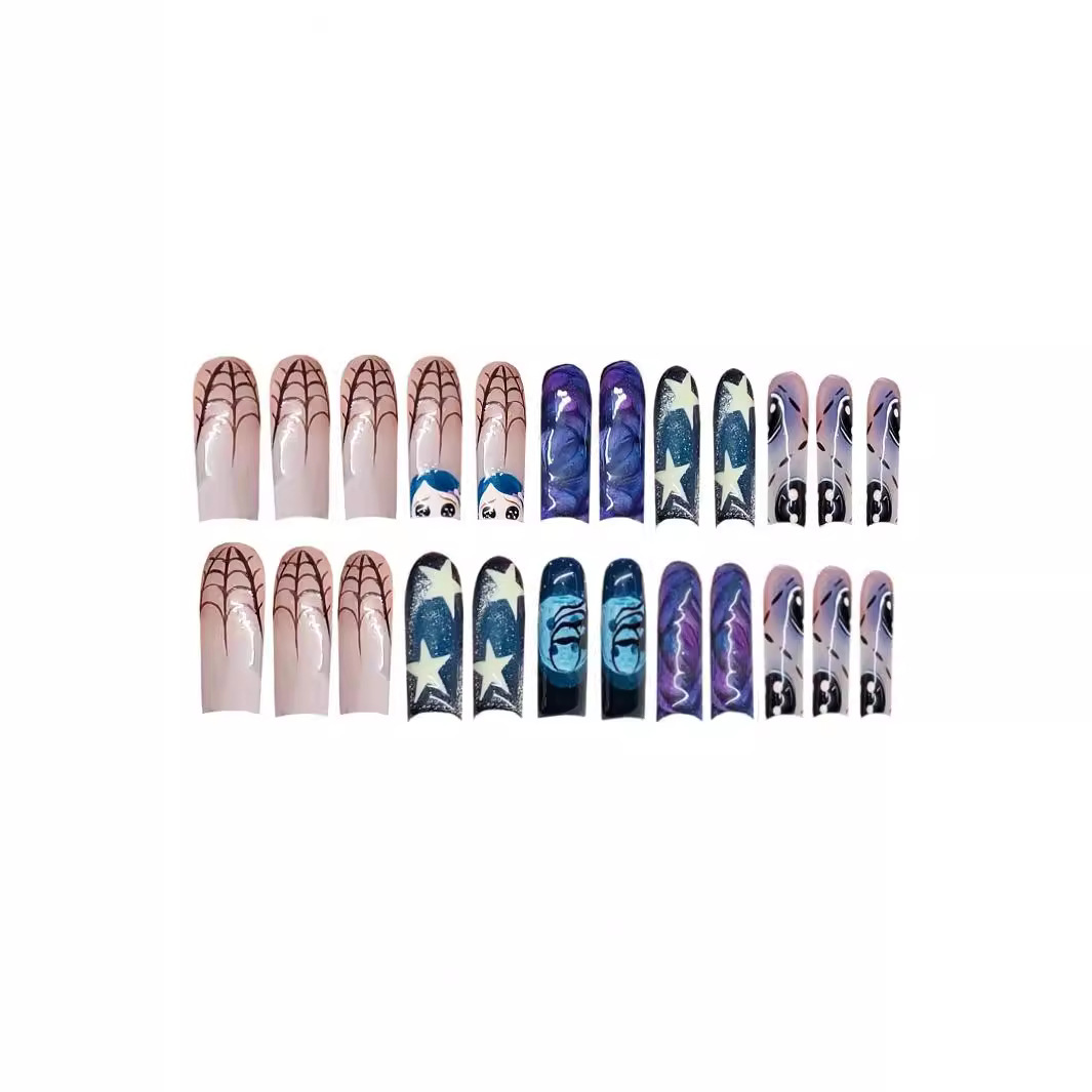 Unhas Postiças Graffiti Destac - Nail Art Press On avaliação e preço